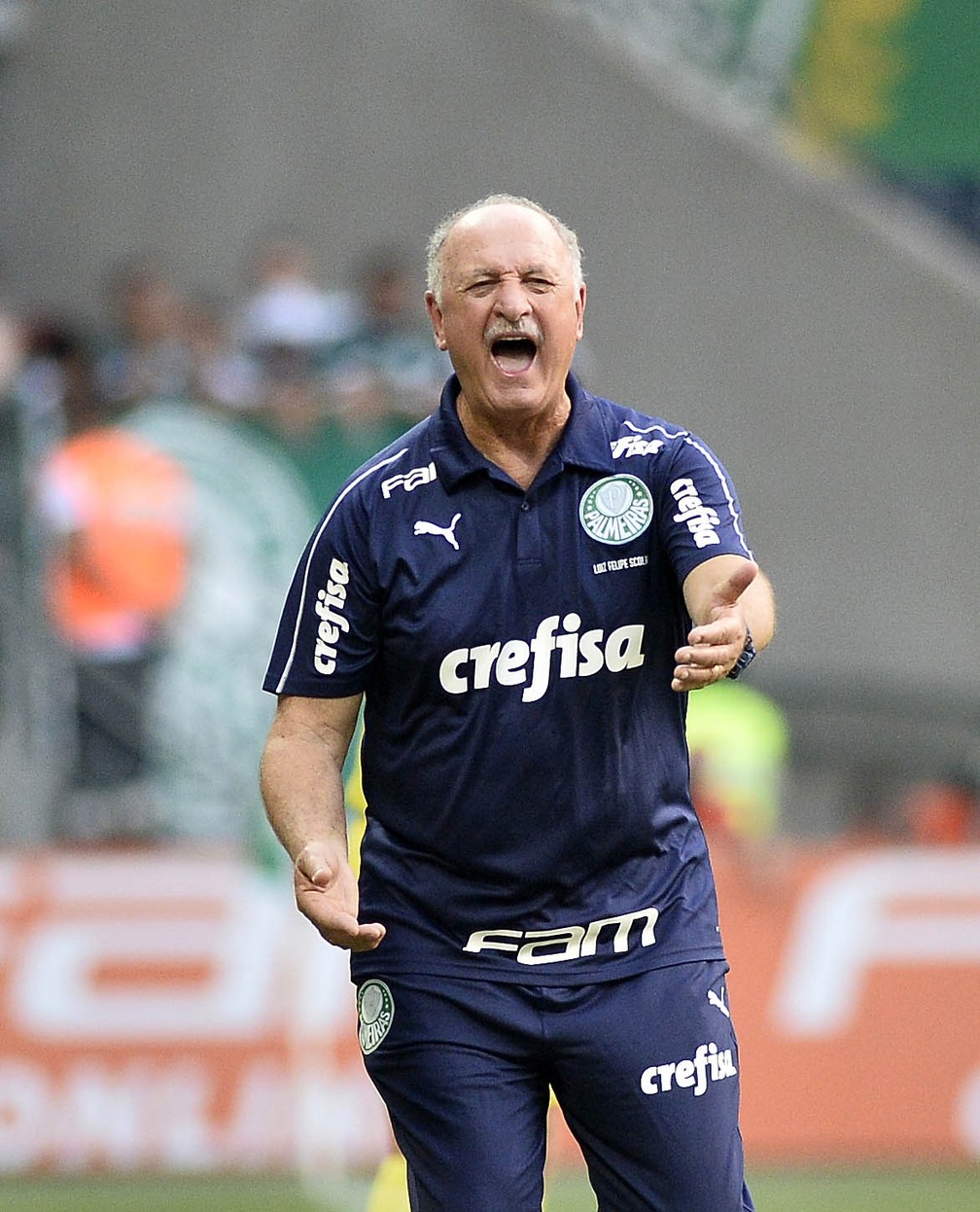 Luiz Felipe Scolari, tÃ©cnico do Palmeiras â Foto: Marcos Ribolli