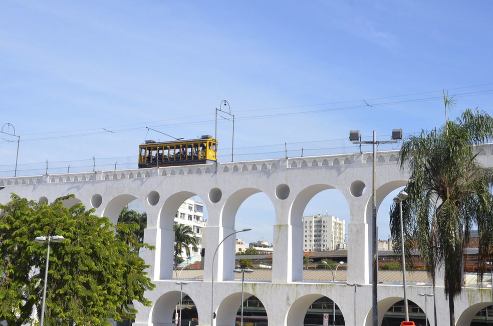 Governo do estado estuda propostas para privatizar o sistema de bondes de Santa Teresa — Foto: Divulgação/Riotur