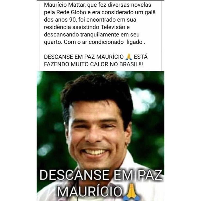 Maurício Mattar é alvo de falsa morte na web (Foto: Reprodução/Instagram)
