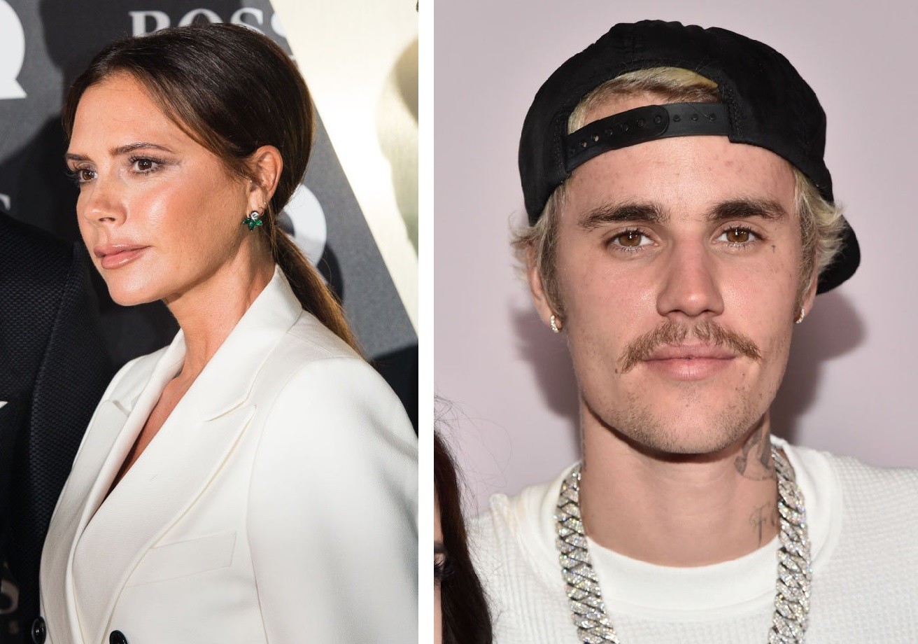 Victoria Beckham e Justin Bieber (Foto: Getty Images)