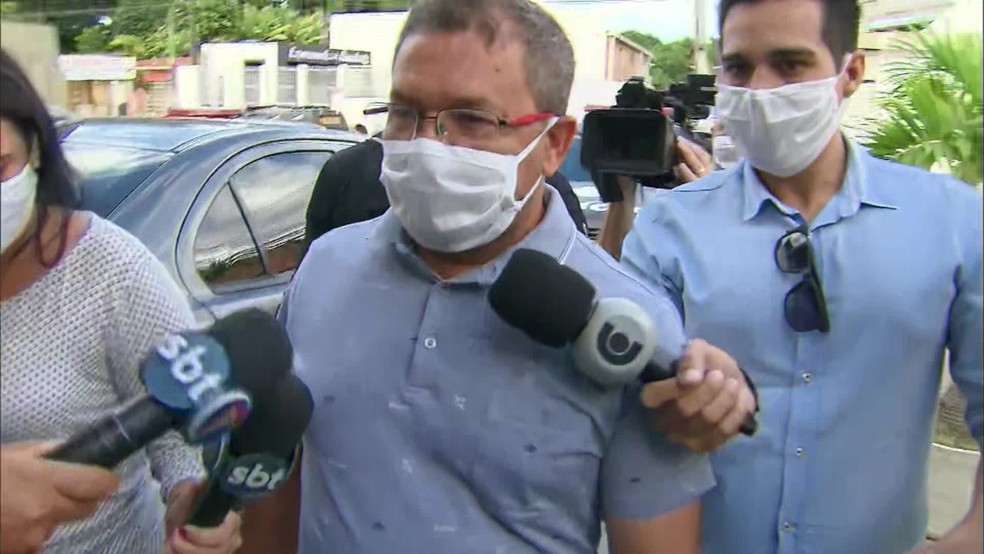 Vereador Flávio do Fórum foi preso na Operação Rateio — Foto: Reprodução/TV Globo