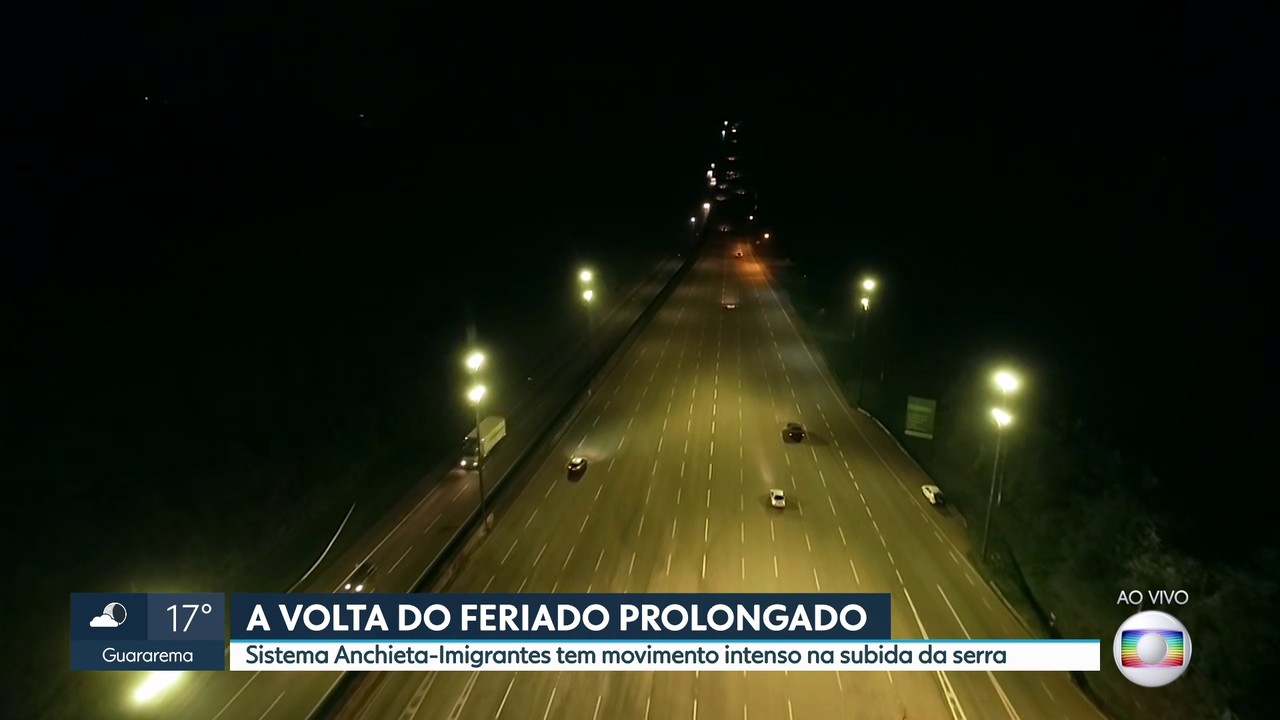 Movimento foi intenso nas estradas na volta do feriado