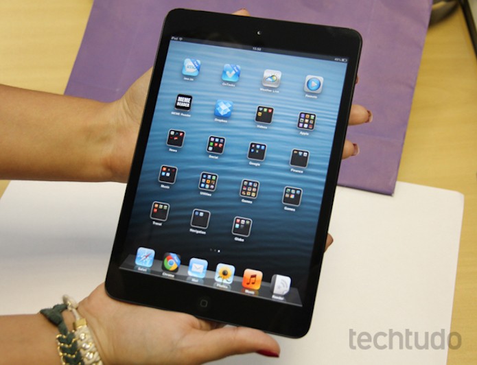 Primeira vers?o do iPad mini sai de linha na loja da Apple (Foto: Marlon C?mara/TechTudo)