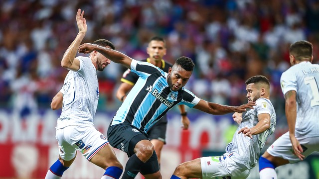 Borja em derrota do Grêmio para o Bahia