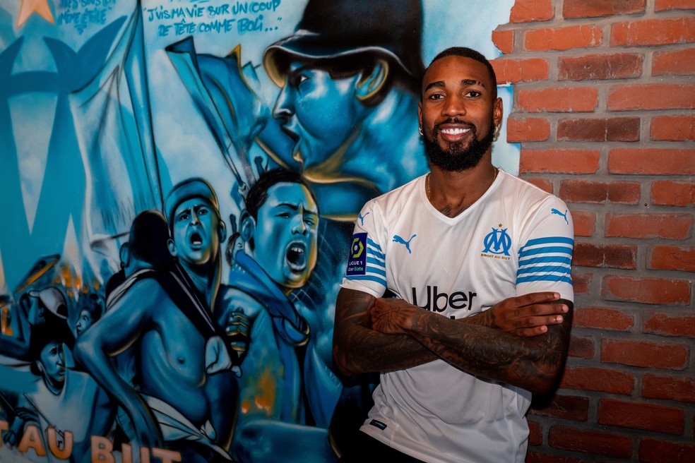 Gérson, com a camisa do Olympique de Marselha