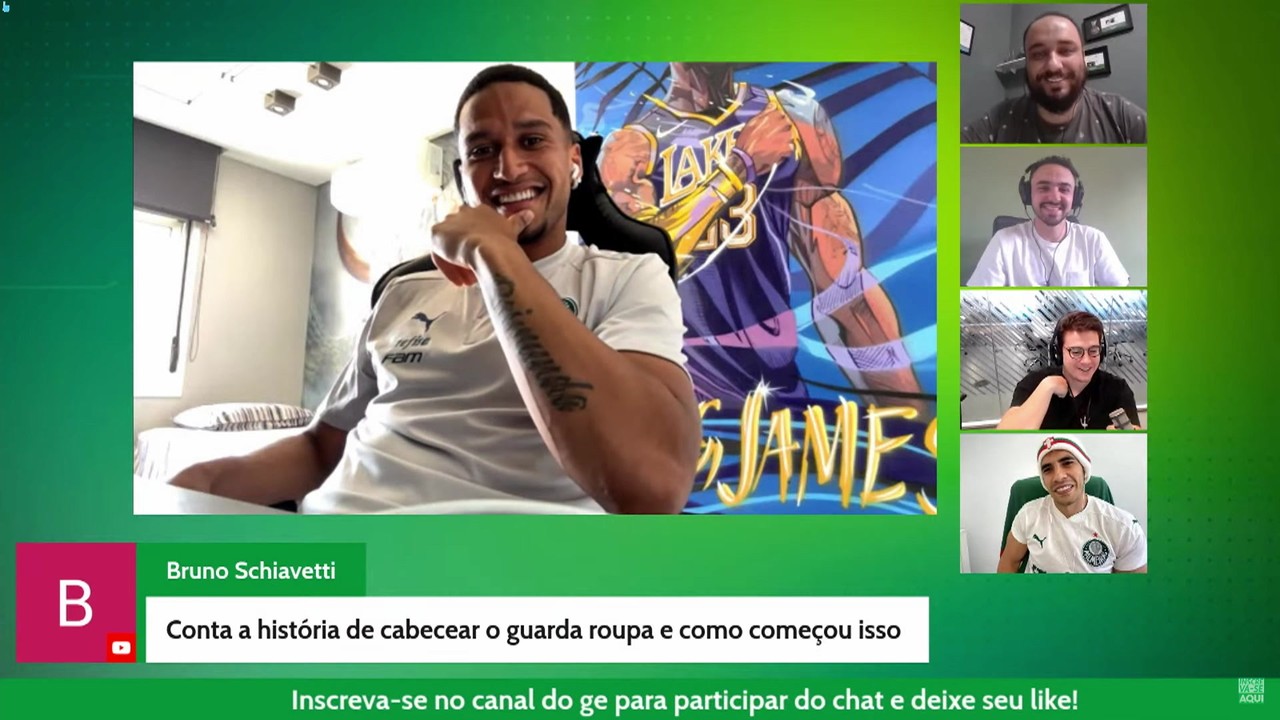 Murilo comemora gols com a camisa do Palmeiras e explica 'tática do guarda-roupa'