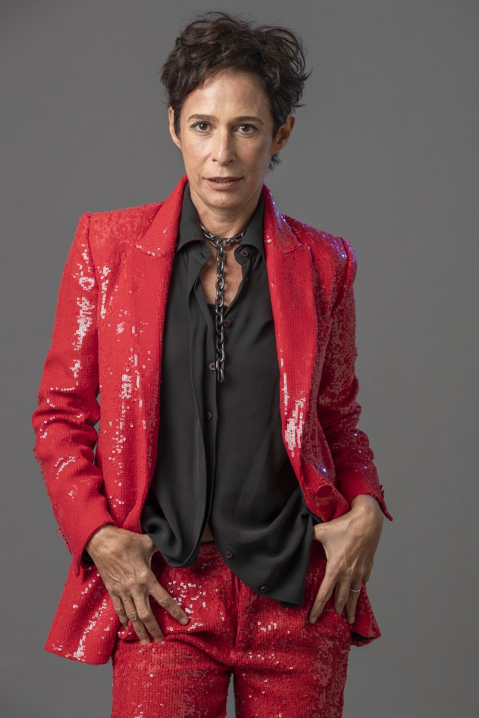 Andrea Beltrão vive a ex-modelo Rebeca na novela 'Um Lugar ao Sol' — Foto: Globo/Fábio Rocha