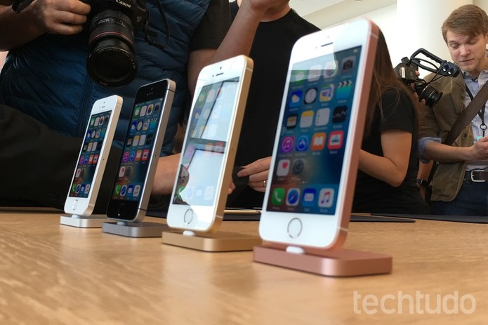 iPhone SE tem tela de 4 polegadas e baixo custo (Foto: Thássius Veloso/TechTudo) (Foto: iPhone SE tem tela de 4 polegadas e baixo custo (Foto: Thássius Veloso/TechTudo))