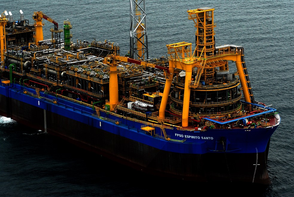 Plataforma FPSO Espírito Santo da Shell, que opera no Parque das Conchas, na Bacia de Campos (Foto: Divulgação)