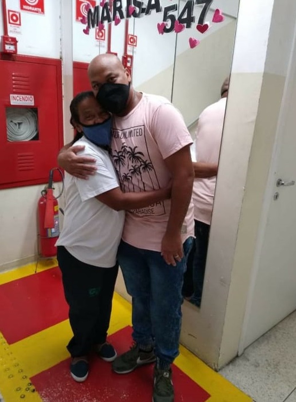 Alex reencontrou família após dois meses preso por erro judiciário em processo criminal do irmão — Foto: Arquivo pessoal/Alex Conceição