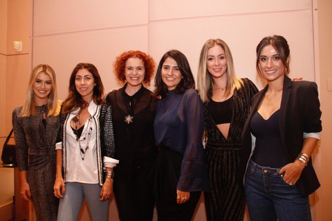 Mariana Saad, Carol Bassi, Marilene Ramos, Alice Ferraz, Helena Lunardelli e Silvia Braz  