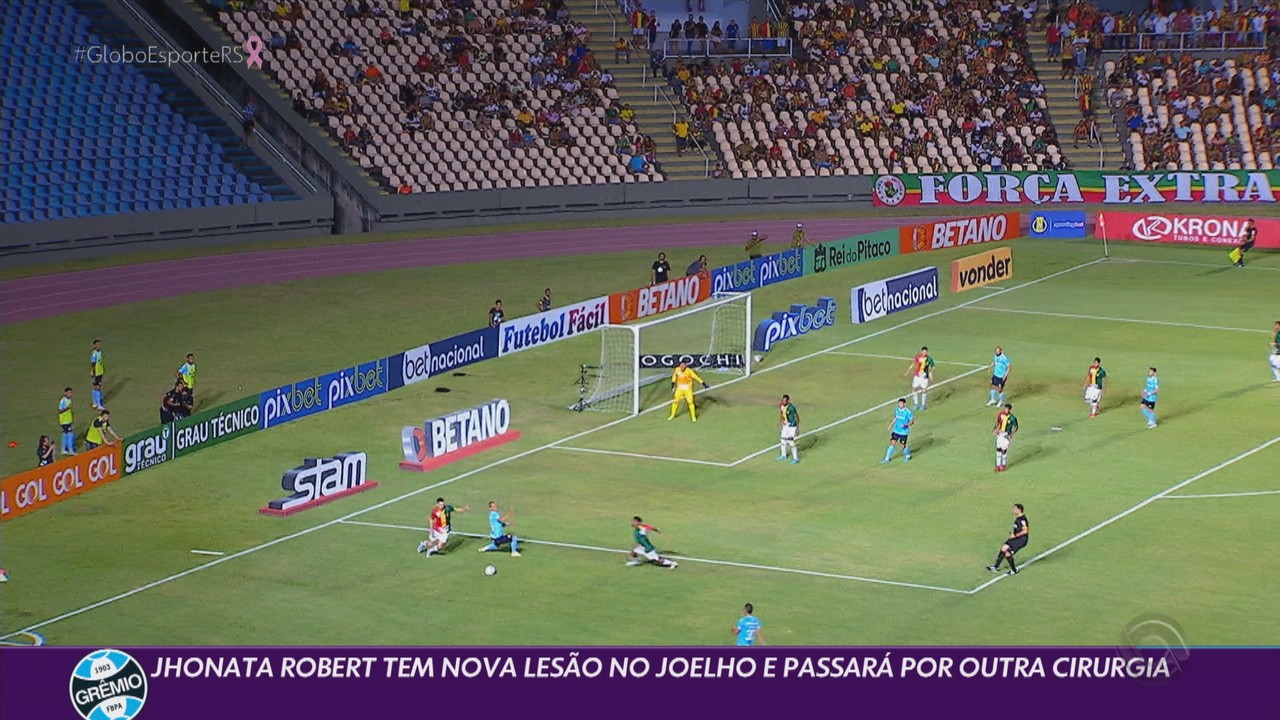Jhonata Robert tem nova lesão no joelho e passará por cirurgia