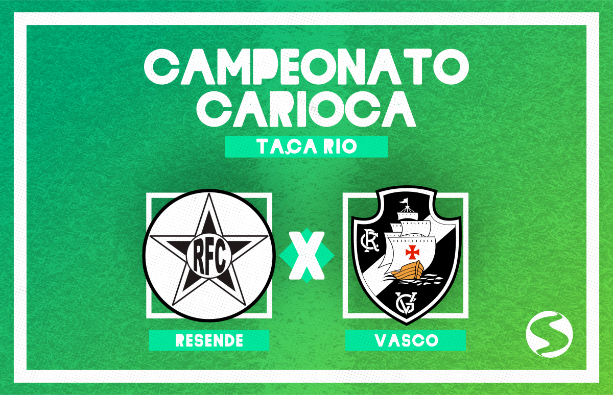 Resende e Vasco fazem duelo pelo Campeonato Carioca TV Rio Sul Rede