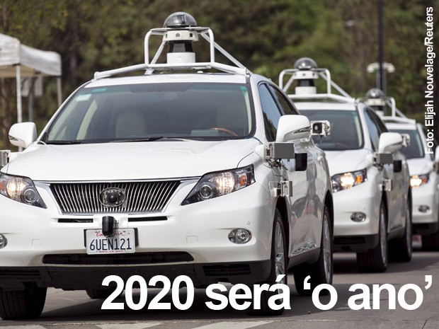 2020 é o ano em que várias montadoras acreditam que o carro autônomo estará nas ruas (Foto: Elijah Nouvelage/Reuters)