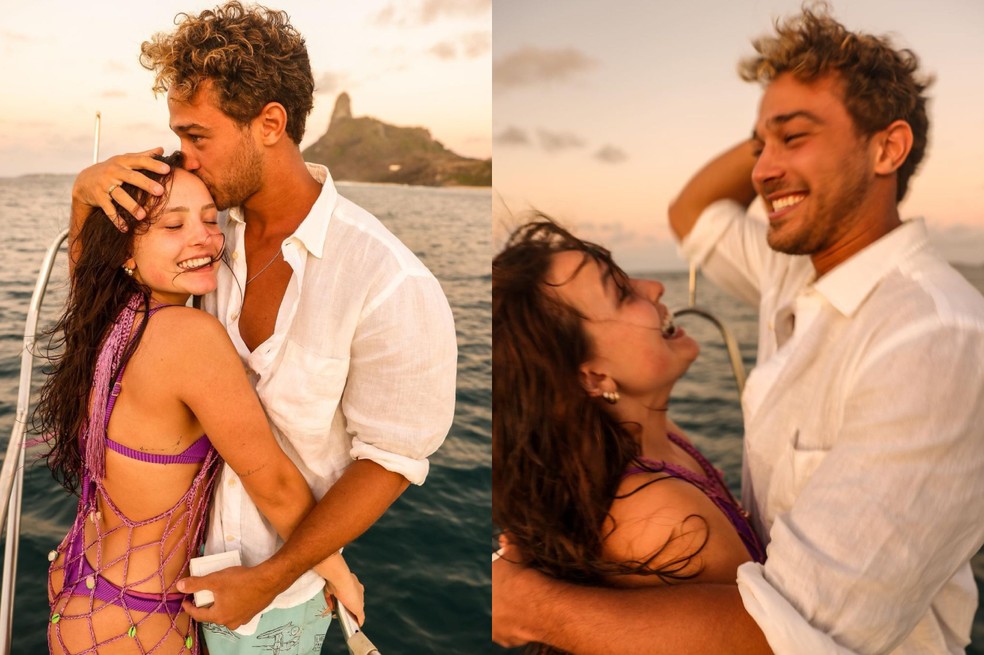 "A vida � feita de ciclos e agora come�amos mais um", descreveu o casal no post � Foto: Reprodu��o/Instagram