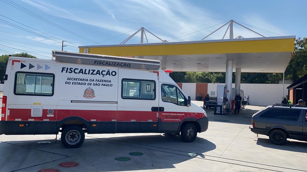 Operação De Olho na Bomba fiscaliza postos de combustíveis na região de Presidente Prudente — Foto: Secretaria da Fazenda e Planejamento
