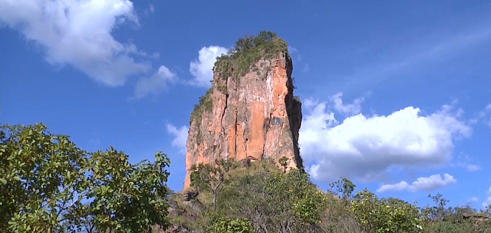 O Parque Nacional da Chapada das Mesas possui mais de 160 mil hectares e ocupa áreas nos municípios de Estreito, Carolina e Riachão no Maranhão. — Foto: Reprodução/TV Mirante