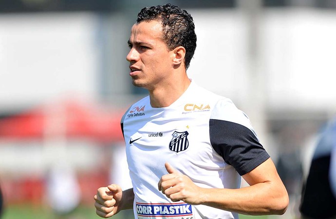 Leandro Damião Santos (Foto: Ivan Storti / Divulgação Santos FC)