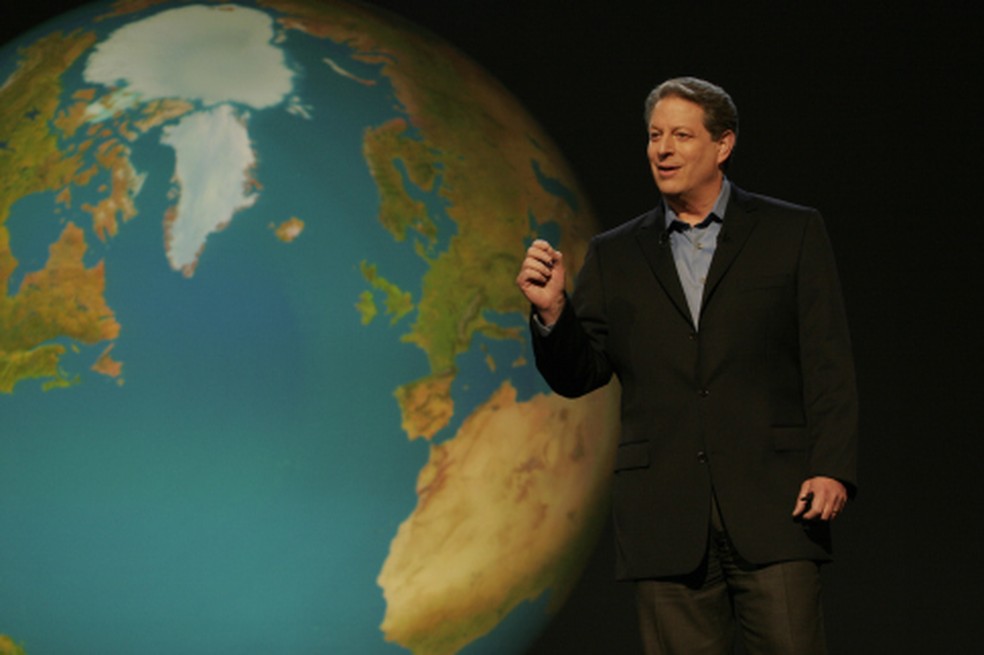 Al Gore em cena de 'Uma verdade inconveniente', de 2006 (Foto: Divulgação)