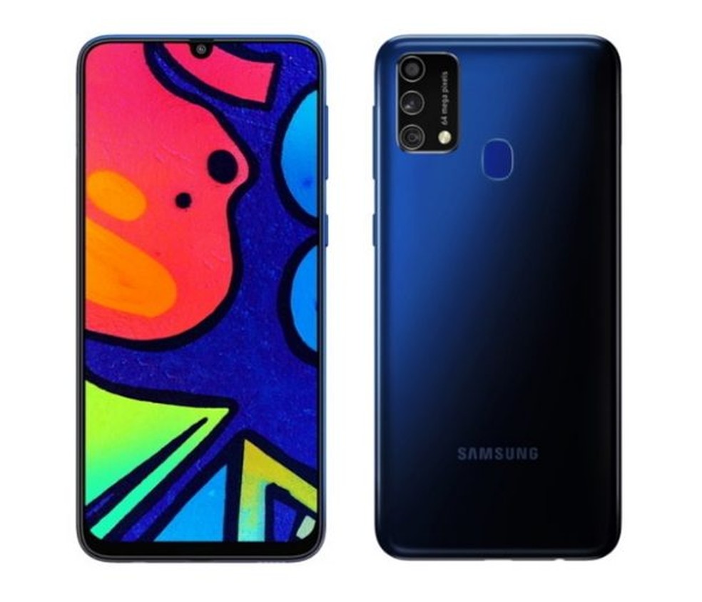 Galaxy M21S tem bateria parruda de 6.000 mAh — Foto: Divulgação/Samsung