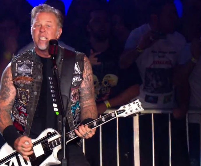 Metallica arrasa no RIR (Foto: Gshow)