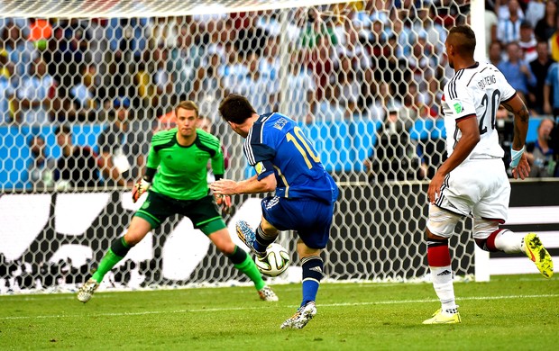 Messi final Copa Alemanha x Argentina (Foto: AFP)