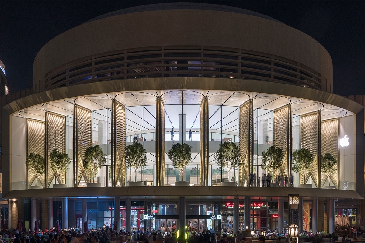 Loja Apple no Dubai Mall (Foto: Divulgação/Apple)