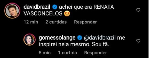 Solange Gomes é comparada a Renata Vasconcellos em comentários de post (Foto: Reprodução/Instagram)