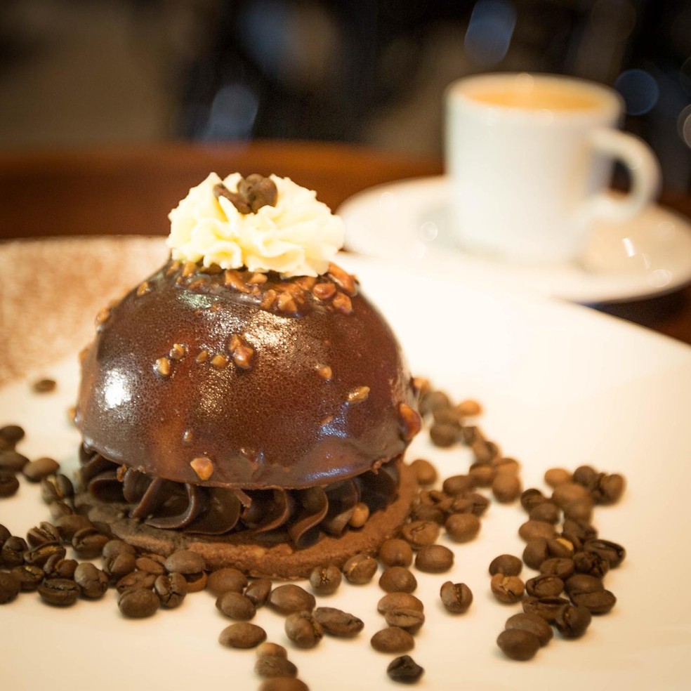 Domo de Chocolate com Café — Foto: Divulgação