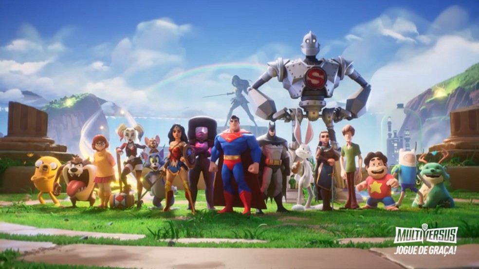 Multiversus permite que os jogadores lutem com diversos personagens da Warner Bros — Foto: Divulgação/Warner Play