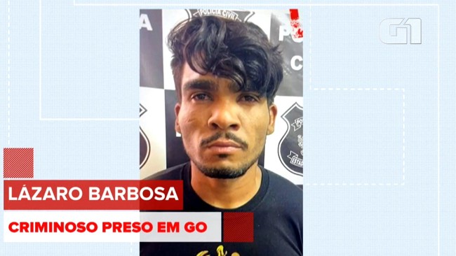 Lázaro Barbosa é preso em Goiás