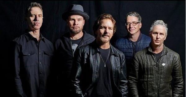 Os músicos do conjunto Pearl Jam (Foto: Instagram)