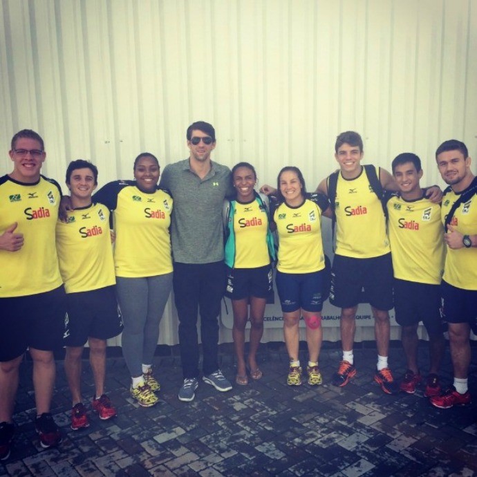 Michael Phelps equipe de judô São Paulo (Foto: Reprodução / Instagram)