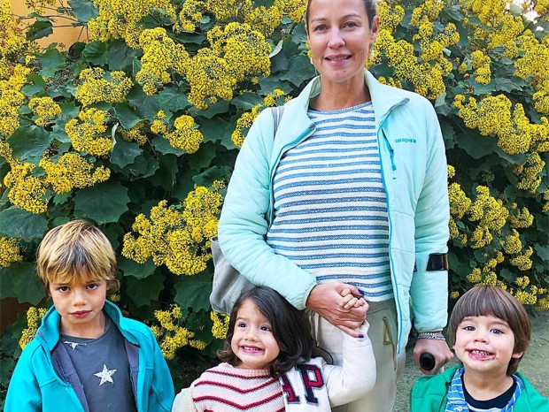 Luana Piovani e os filhos, Bem, Dom e Liz (Foto: Reprodução / Instagram)