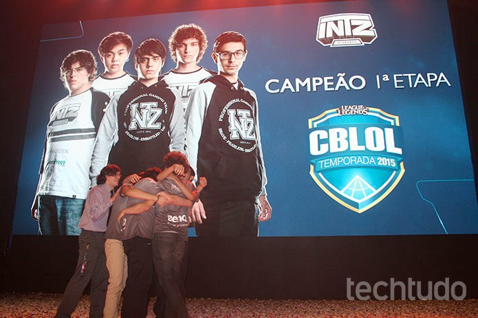 Intz é o time Campeão Brasileiro de League of Legends de 2015 (Foto: Felipe Vinha / TechTudo)