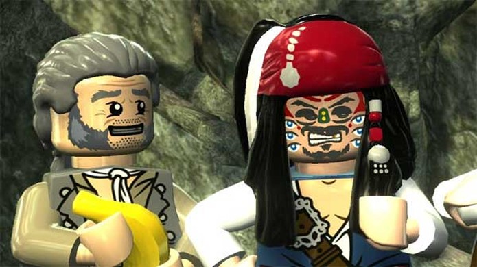 Jogadores piratas est?o tendo tantos problemas quanto Jack Sparrow em LEGO Piratas do Caribe para Nintendo 3DS (Foto: Granville Video Games)