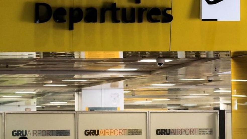 Aeroporto de Guarulhos — Foto: AGÊNCIA BRASIL/via BBC