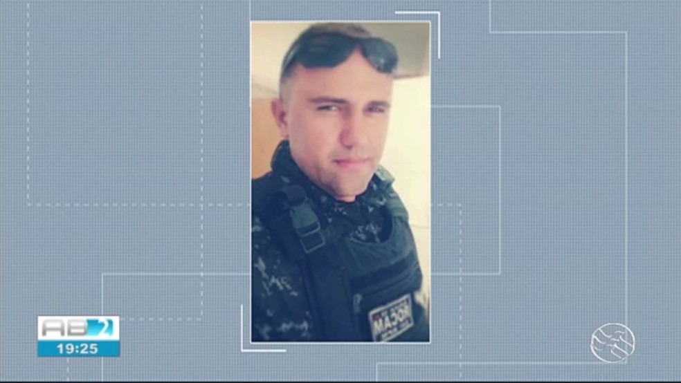 O soldado André Silva foi morto durante uma perseguição policial em Santa Cruz do Capibaribe — Foto: TV Asa Branca/Reprodução