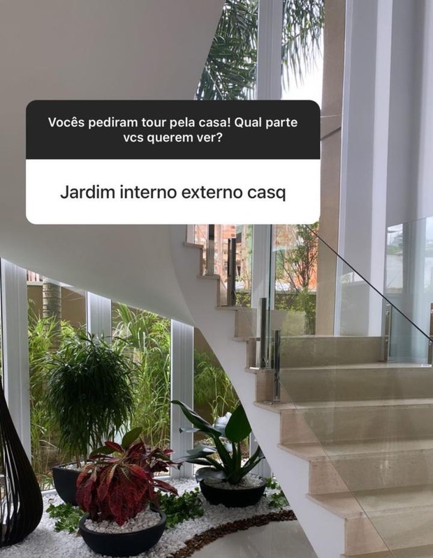 Juju Salimeni abre mansão (Foto: Reprodução/Instagram)