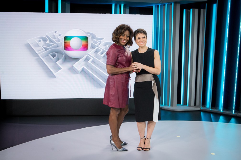 Glória Maria e Sandra Annenberg — Foto: Globo/Raquel Cunha