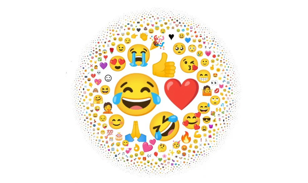 Unicode Consortium reuniu um ranking de emojis mais usados em 2021 — Foto: Divulgação/Unicode Consortium