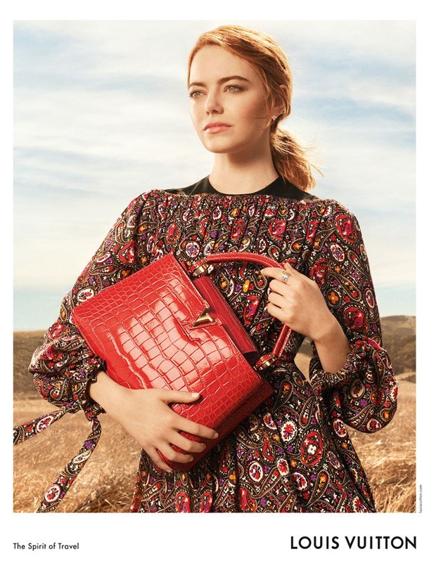 Emma Stone em nova campanha da Louis Vuitton (Foto: Divulgação)