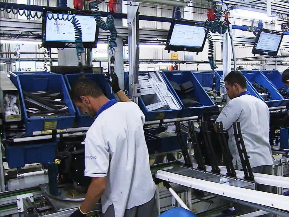 Setor automobilístico  — Foto: Reprodução EPTV