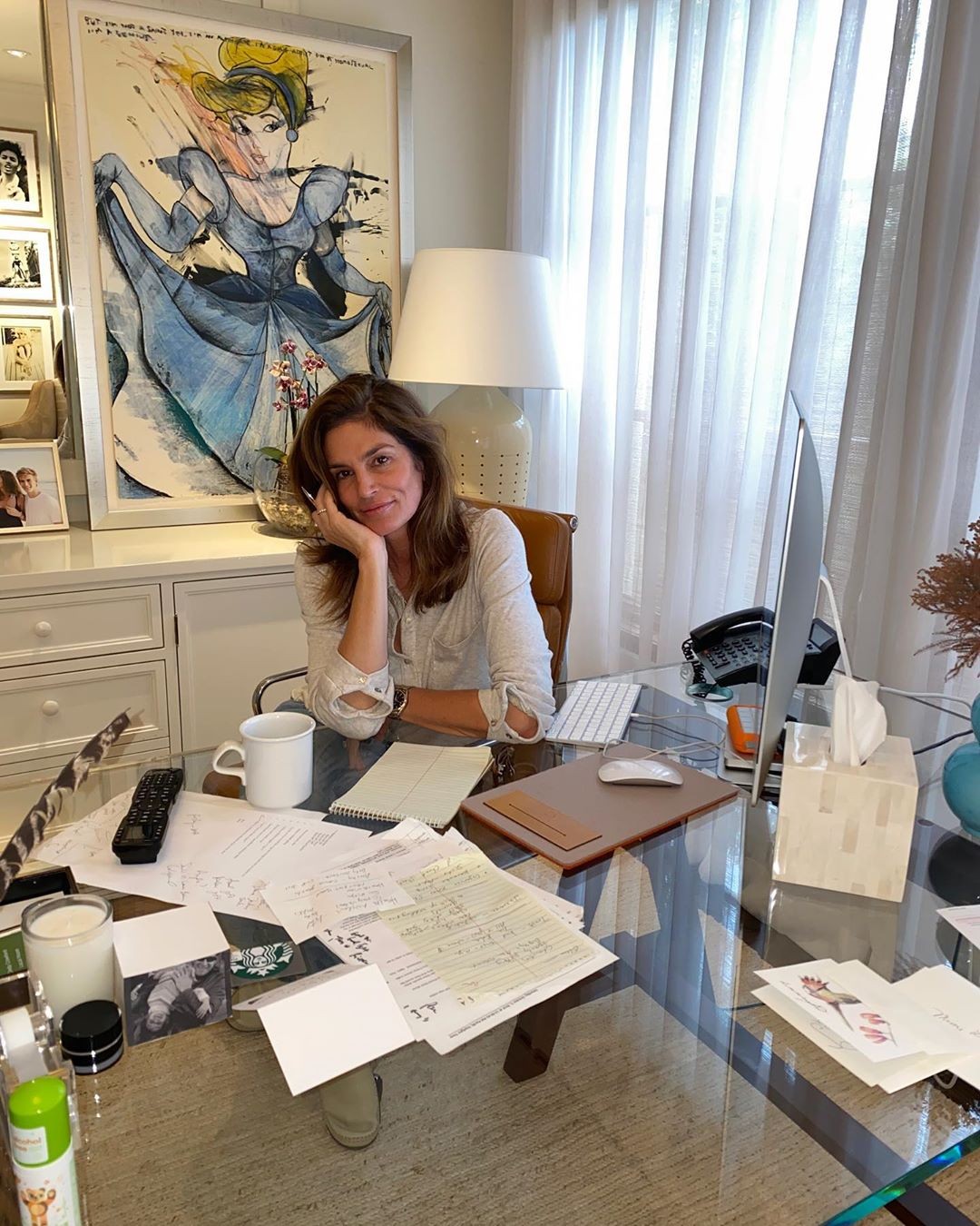 Cindy Crawford Mostra A Expectativa X, Cindy Crawford Table Lamps