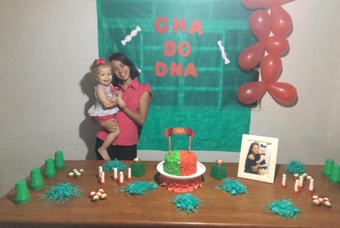 Cha DNA feito por Rafaela Silva (Foto: Reprodução Facebook)