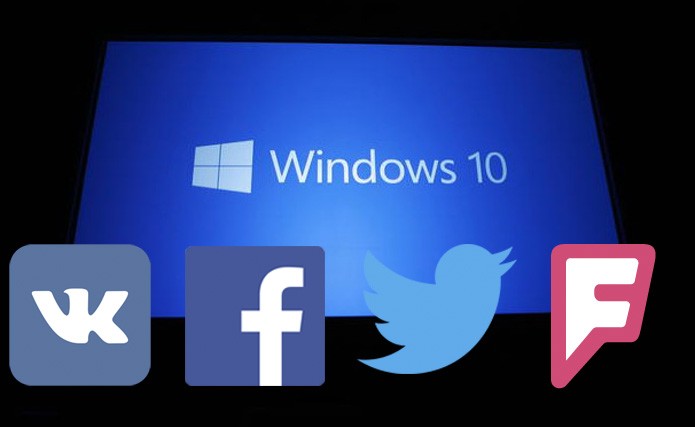 Windows 10 tem apps de várias redes sociais que se ficam no Menu Iniciar (Foto: Reprodução/TechTudo)