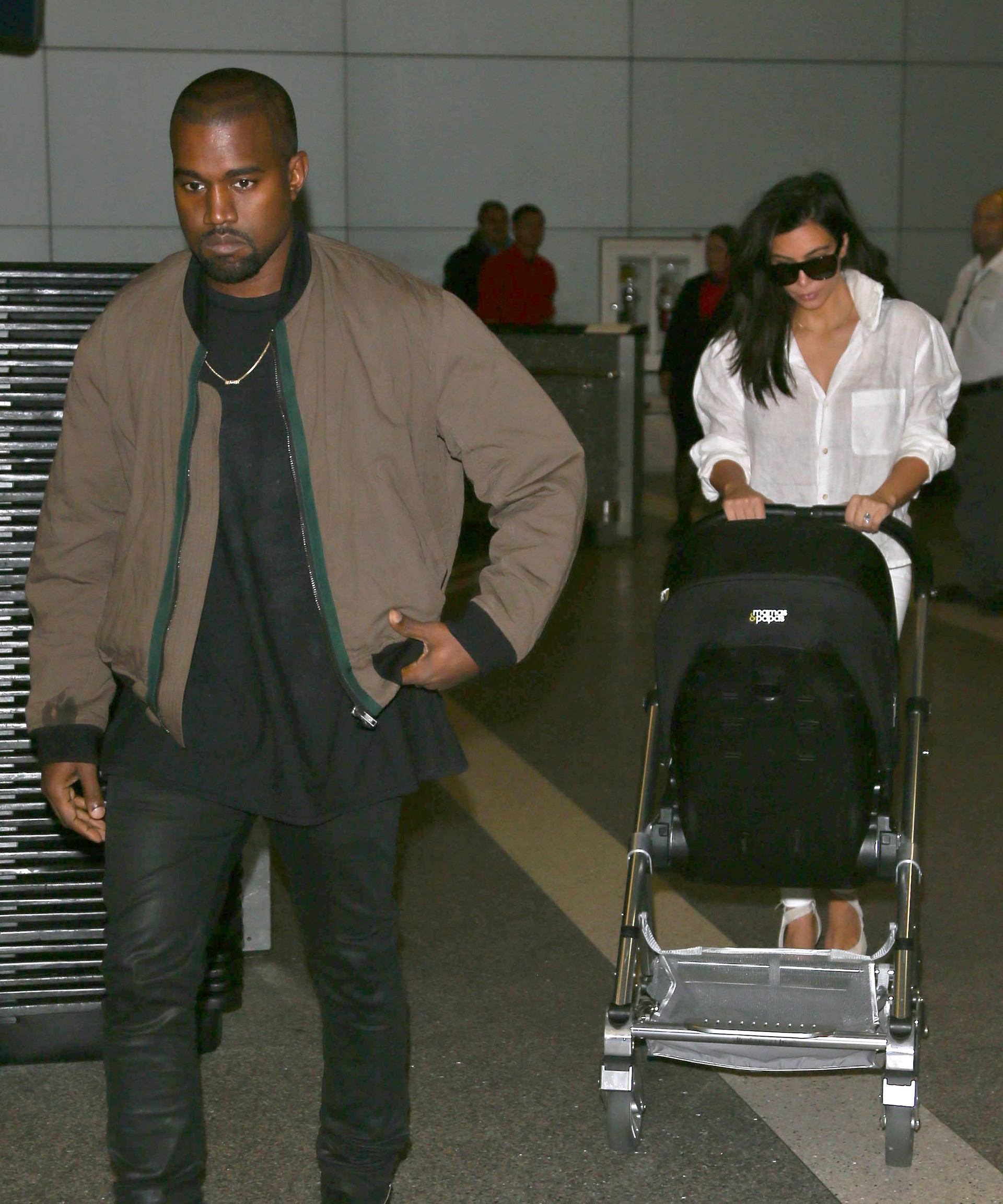Kim  Kardashian e Kanye West (Foto: The Grosby Group)