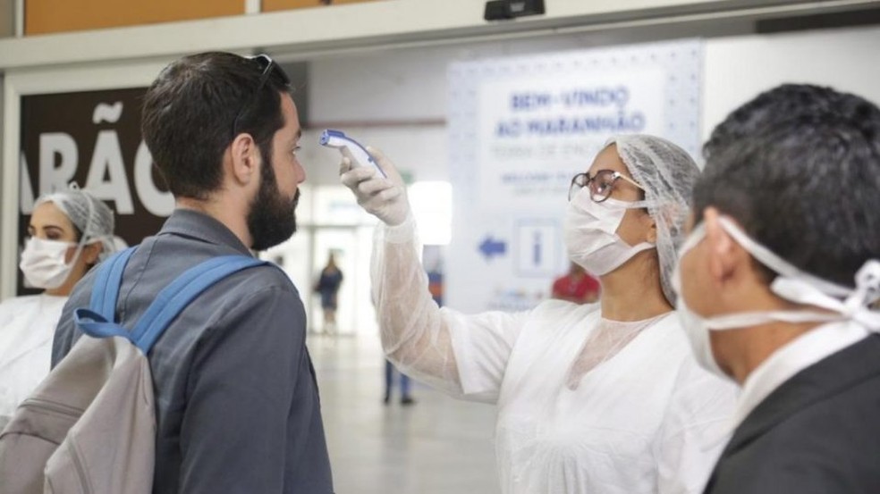 Governo do Maranhão instalou barreiras sanitárias em aeroportos de São Luís e Imperatriz (MA) — Foto: Divulgação/Governo do Maranhão