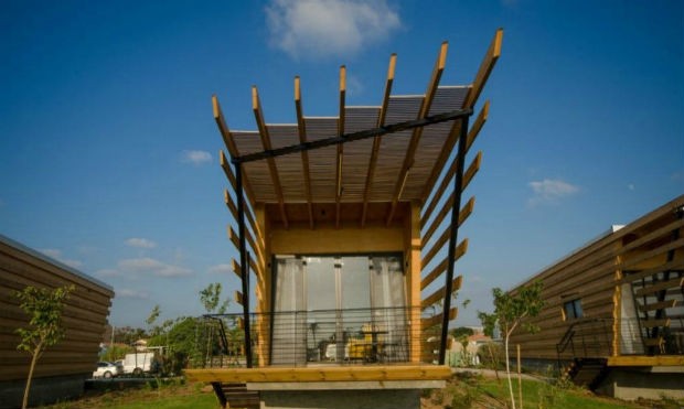 Arquiteto israelense cria casas com pérgolas (Foto: Divulgação)