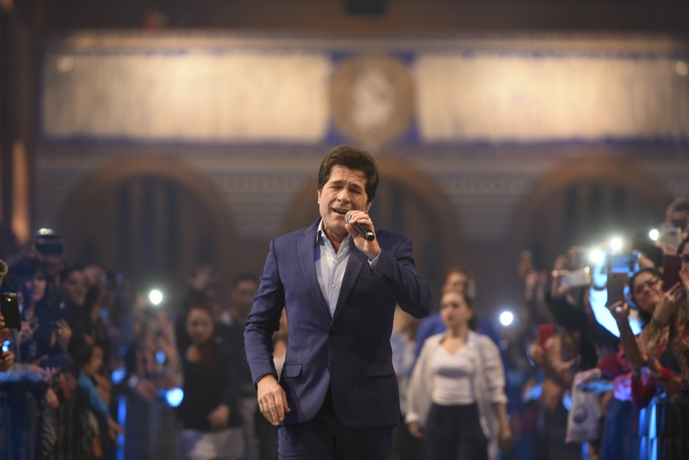 Cantor Daniel fez show na Basílica de Aparecida em 2019. — Foto: Thiago Leon/ Santuário Nacional de Aparecida